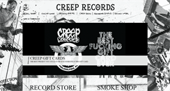 Desktop Screenshot of creeprecords.com